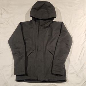 DC Men's Charcoal Hooded Performance Jacket